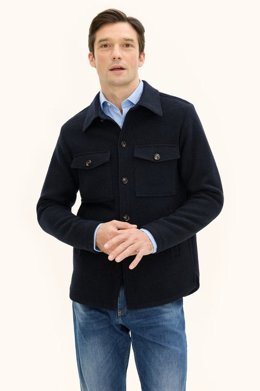 Regular Fit Ull Overshirt - Navy