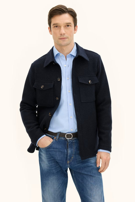 Regular Fit Ull Overshirt - Navy