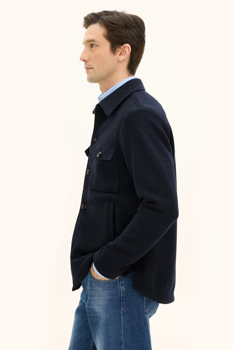 Regular Fit Ull Overshirt - Navy
