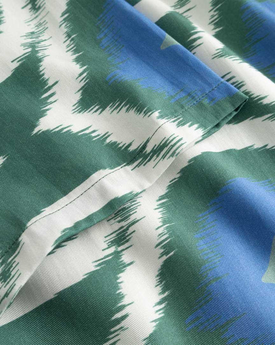 Marana Shirt grön mönstrad skjorta herr