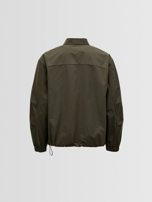 Oakdale Overshirt - Mörk Olivgrön