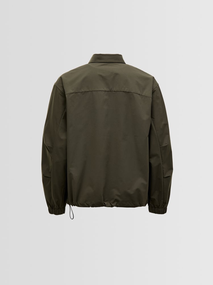 Oakdale Overshirt - Mörk Olivgrön