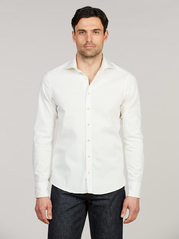 Casual jeansskjorta - Offwhite