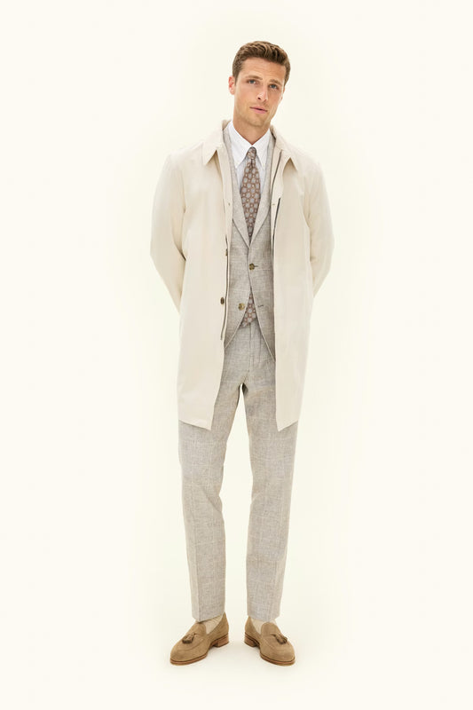 Car Coat - 919 Vintage White