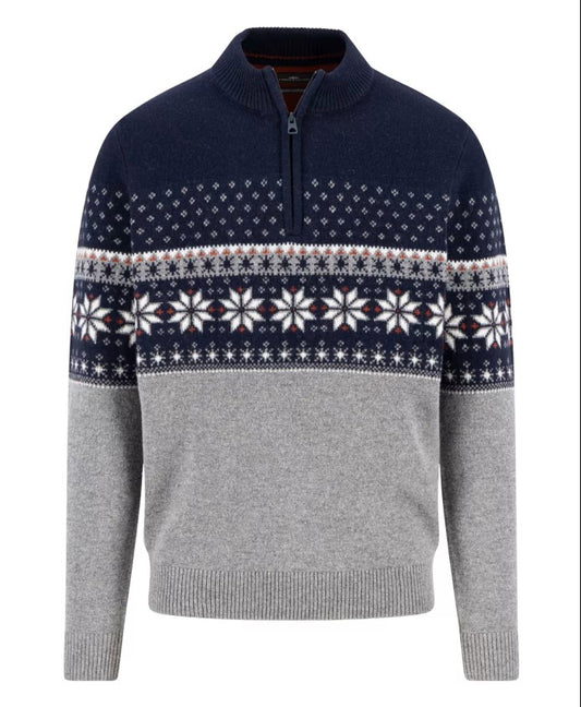 Zip Troyer, Fair Is, Lambswool*RWS - 690 navy