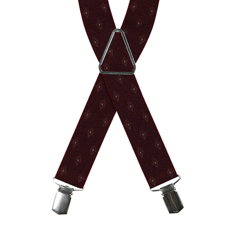 Braces Pattern - 312 Wine red – bild 1