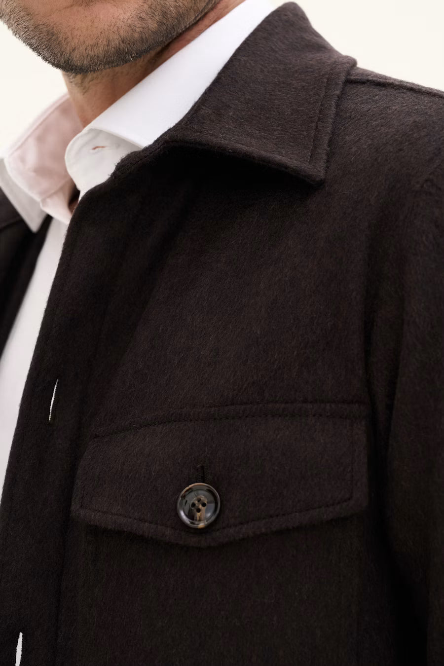 Maverick Overshirt - Dark Brown