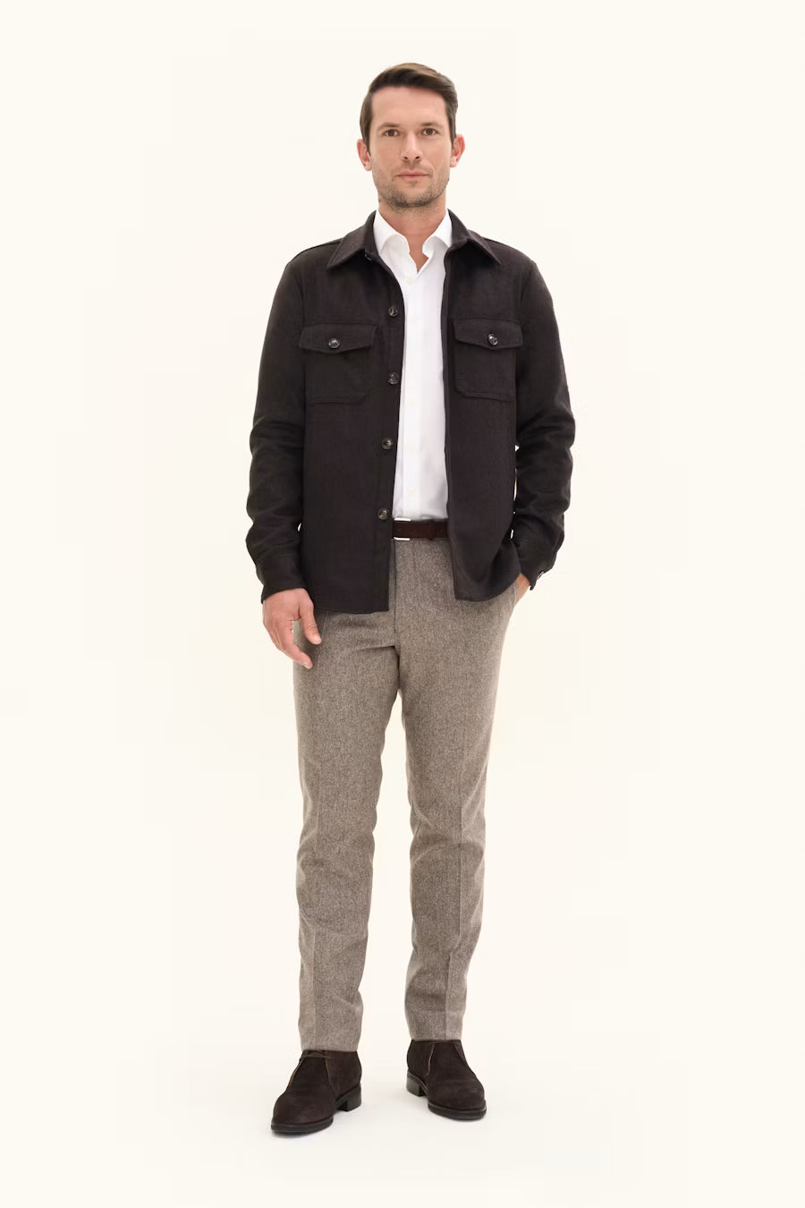 Maverick Overshirt - Dark Brown