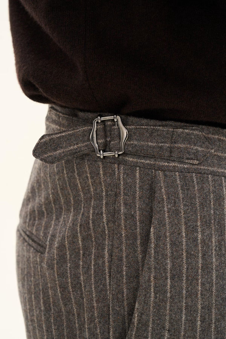 Dandy Side Adjuster Trousers - Hazelnut Brown