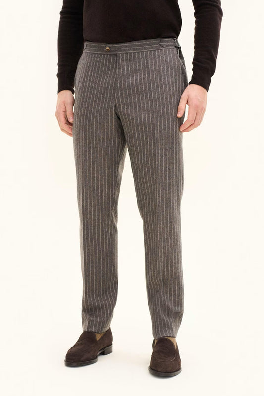 Dandy Side Adjuster Trousers - Hazelnut Brown