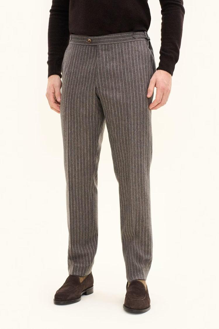 Dandy Side Adjuster Trousers - Hazelnut Brown