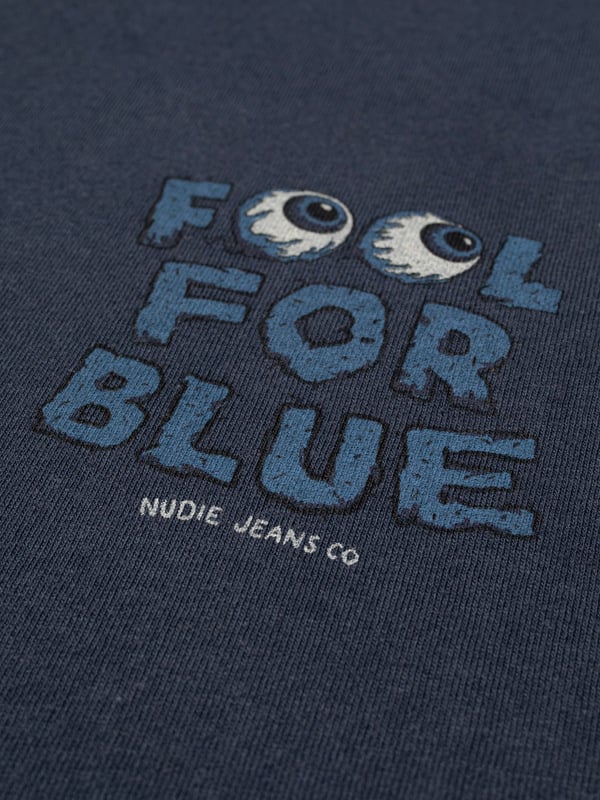 Roy T-Shirt Freaky - Dark Blue – detalj