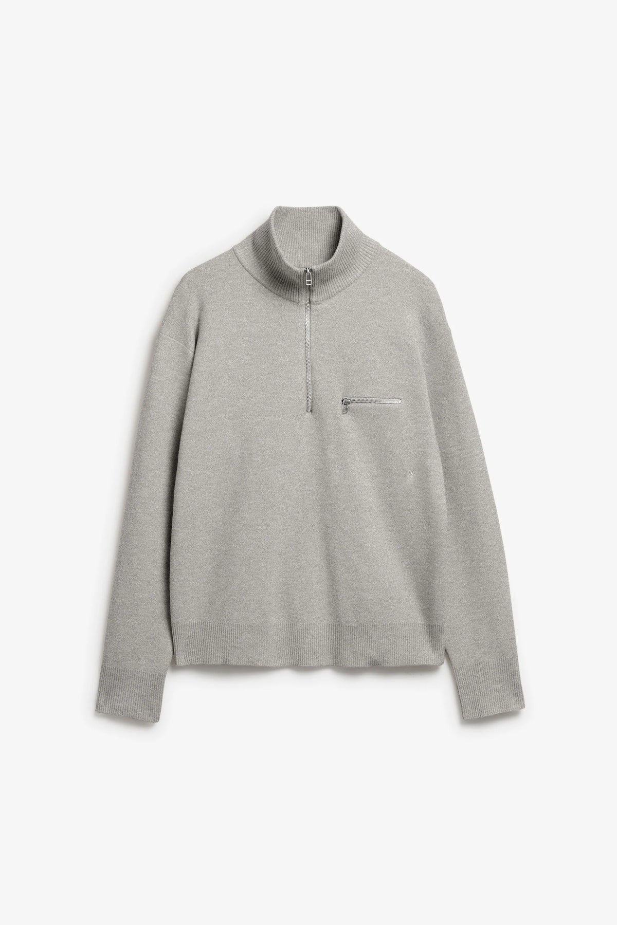 Agne stickad tröja - Grey melange