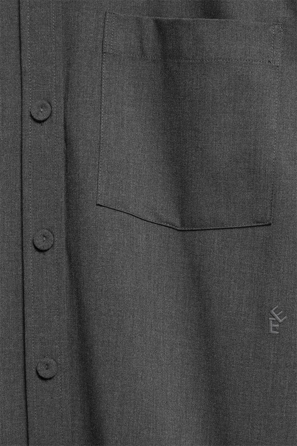 Elvine Ambel blus i mid grey melange