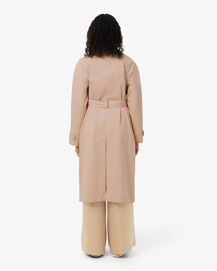 Oversized Water-Repellent Trench Coat - X6F