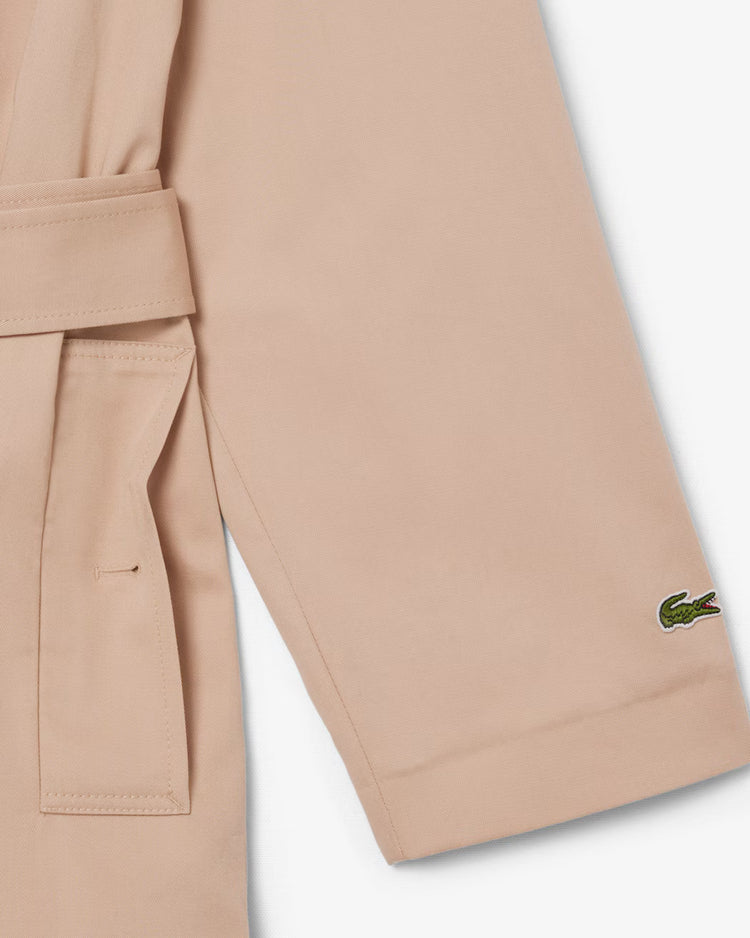 Oversized Water-Repellent Trench Coat - X6F