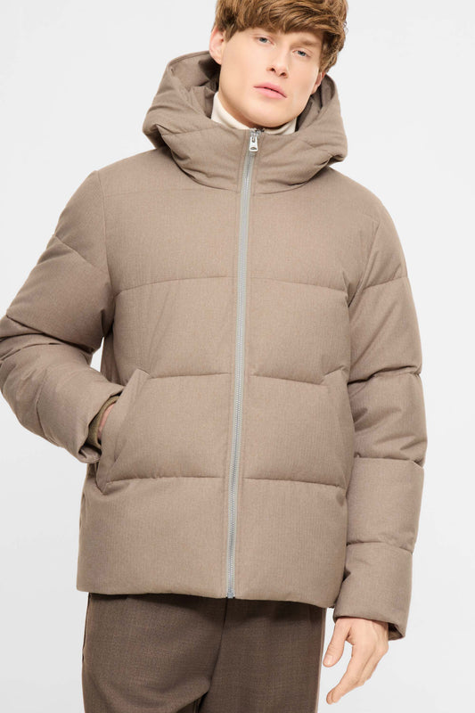 Bjarne Puffer Jacket - Beige Melange