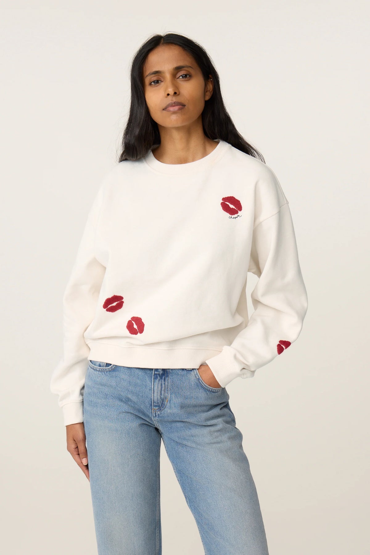 Terry Kiss Sweater - Cosy White