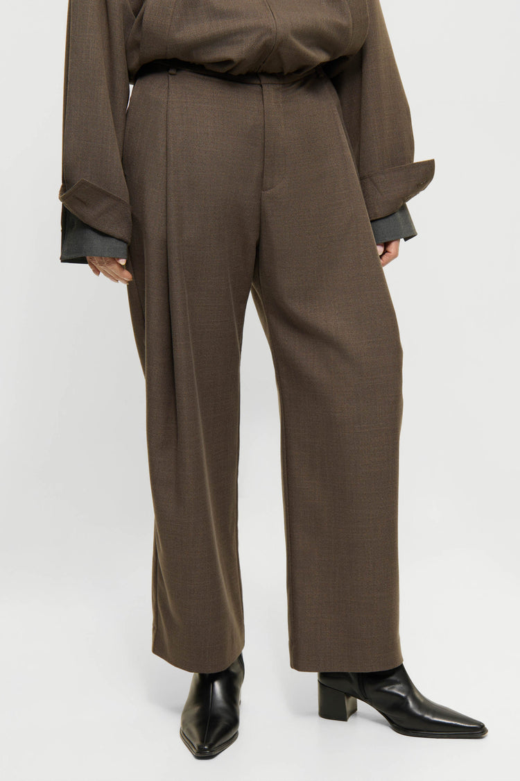 Admira womens´s pant - brown melange
