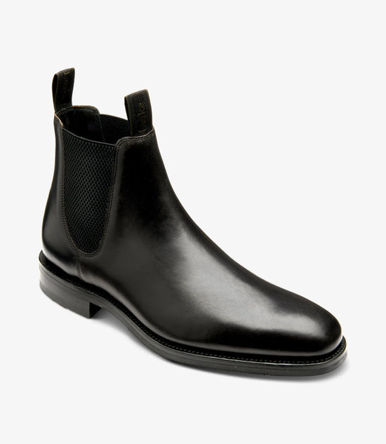 Svart Chelsea boot herrskor läder