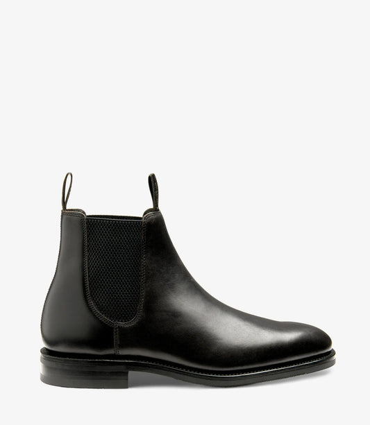 Svart chelsea boot herrskor läder
