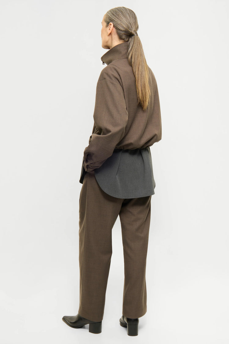 Enya Women´s overshirt - brown melange