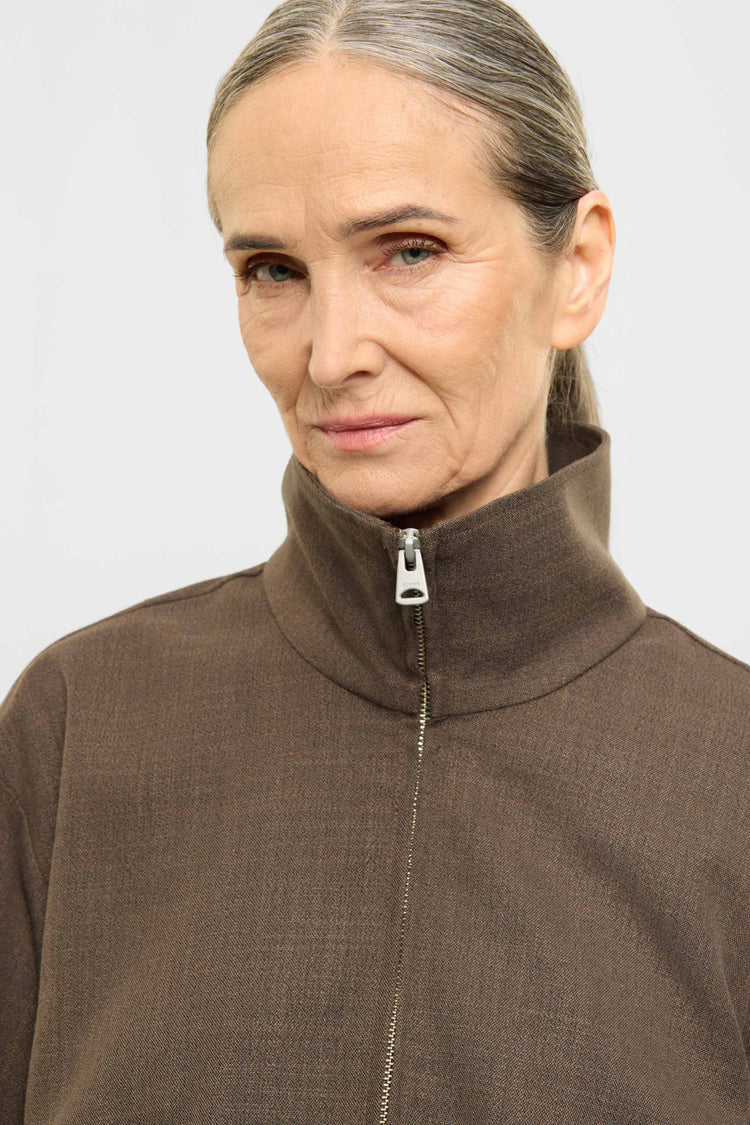 Enya Women´s overshirt - brown melange