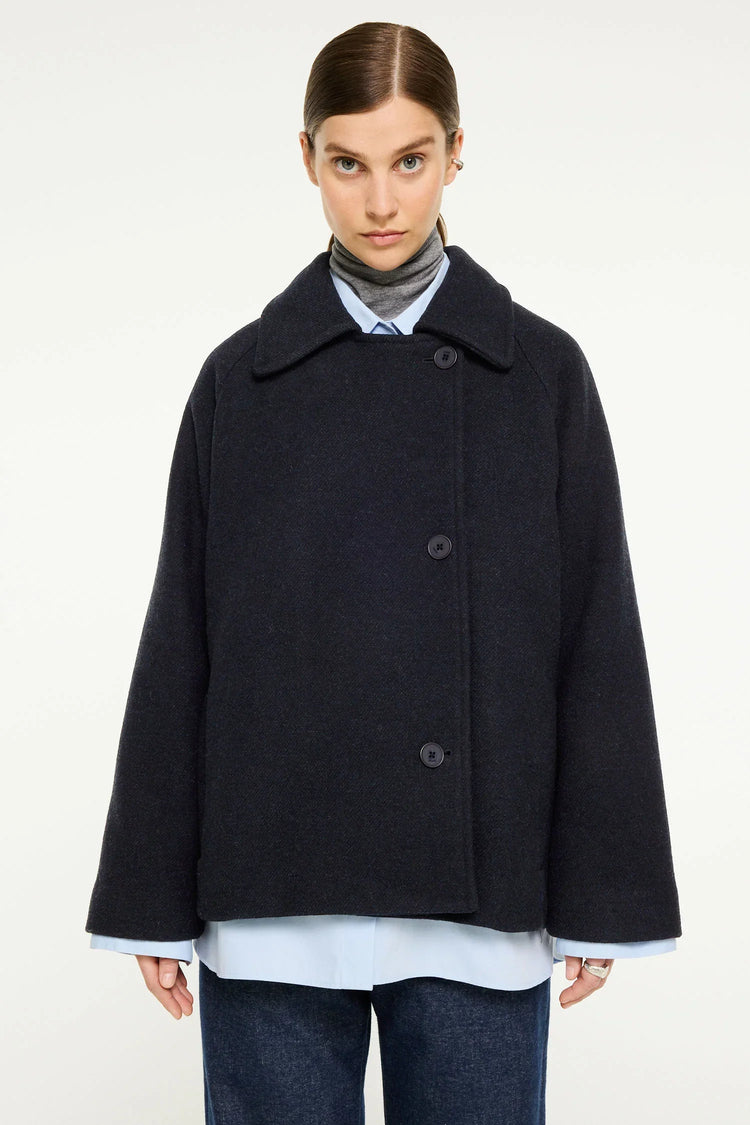 Erijana jacka Elvine navy melange ulljacka