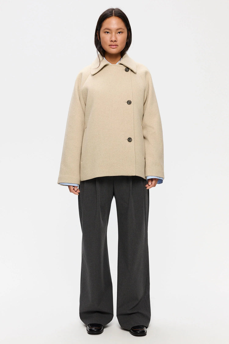 Erijana  W´s jacket - Oat melange