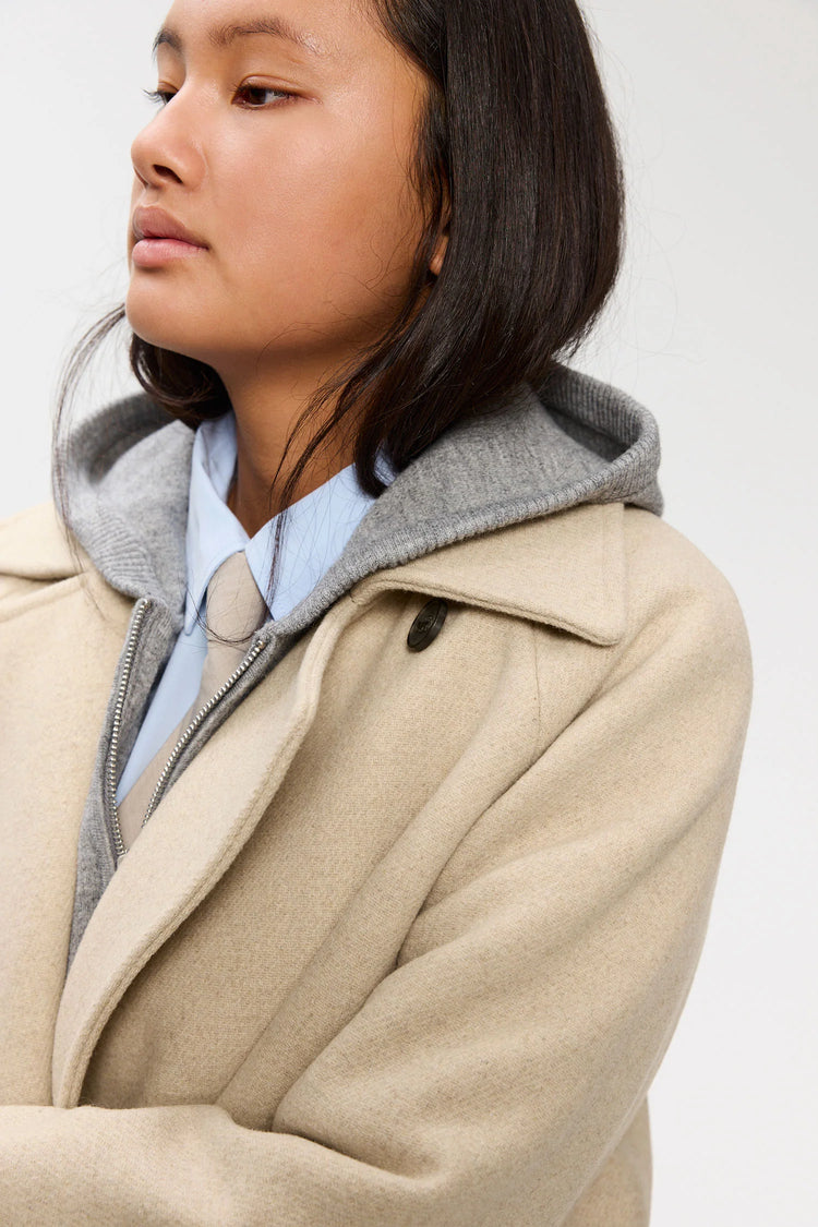 Erijana  W´s jacket - Oat melange