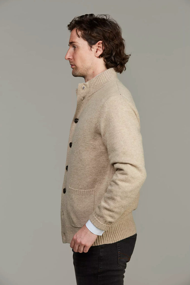 Geelong Cardigan - Sand