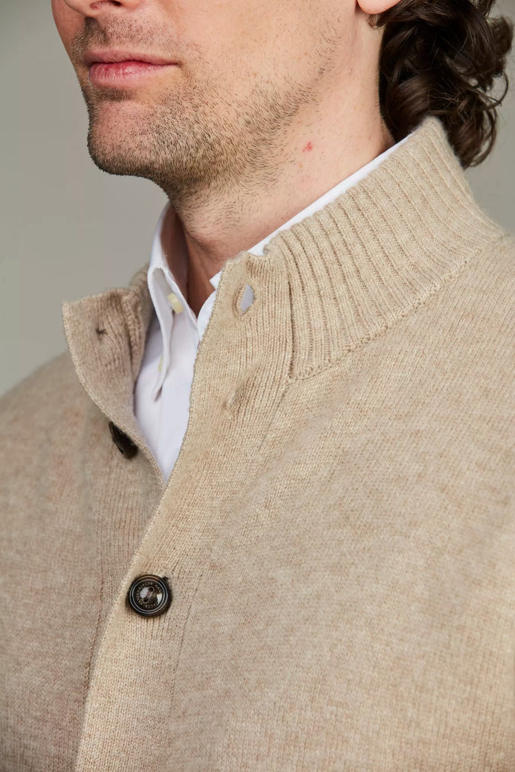 Geelong Cardigan - Sand