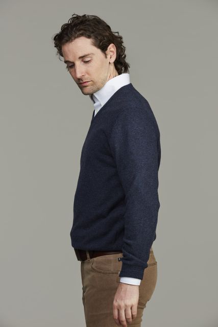 GEELONG KNITTED SWEATER - DARK BLUE 47