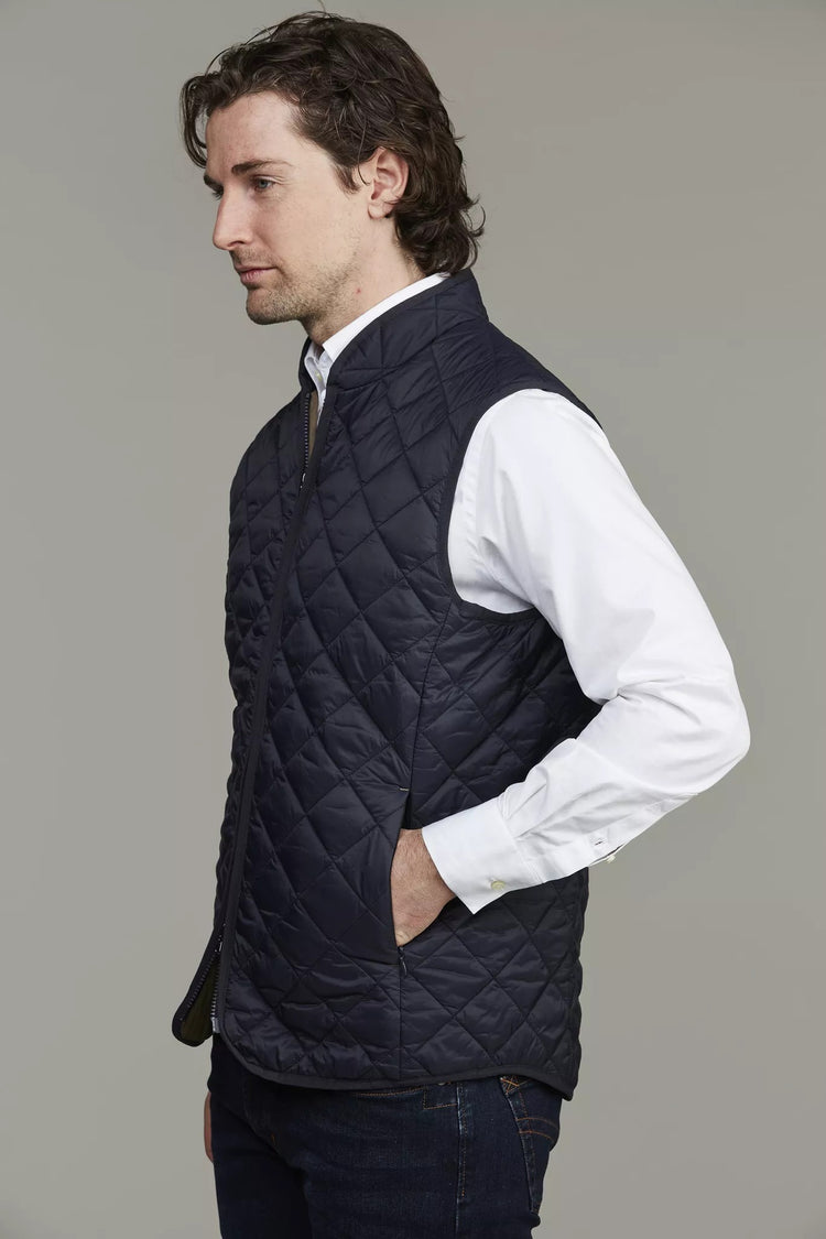 COREDO QUILTED VEST - NAVY 49