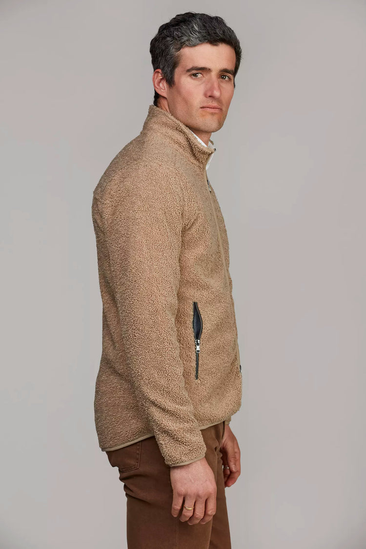 PILE FLEECE JACKET - MOLE
