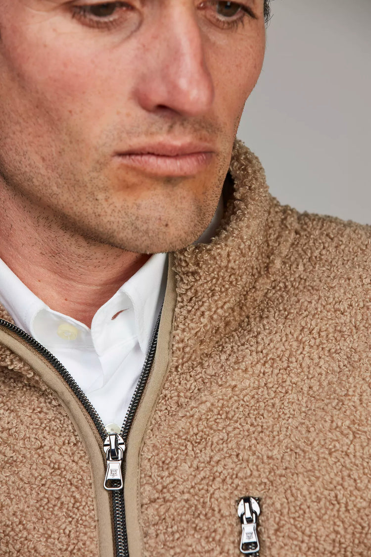 PILE FLEECE JACKET - MOLE