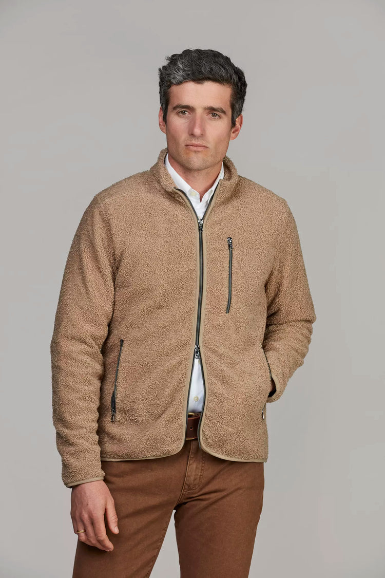 PILE FLEECE JACKET - MOLE
