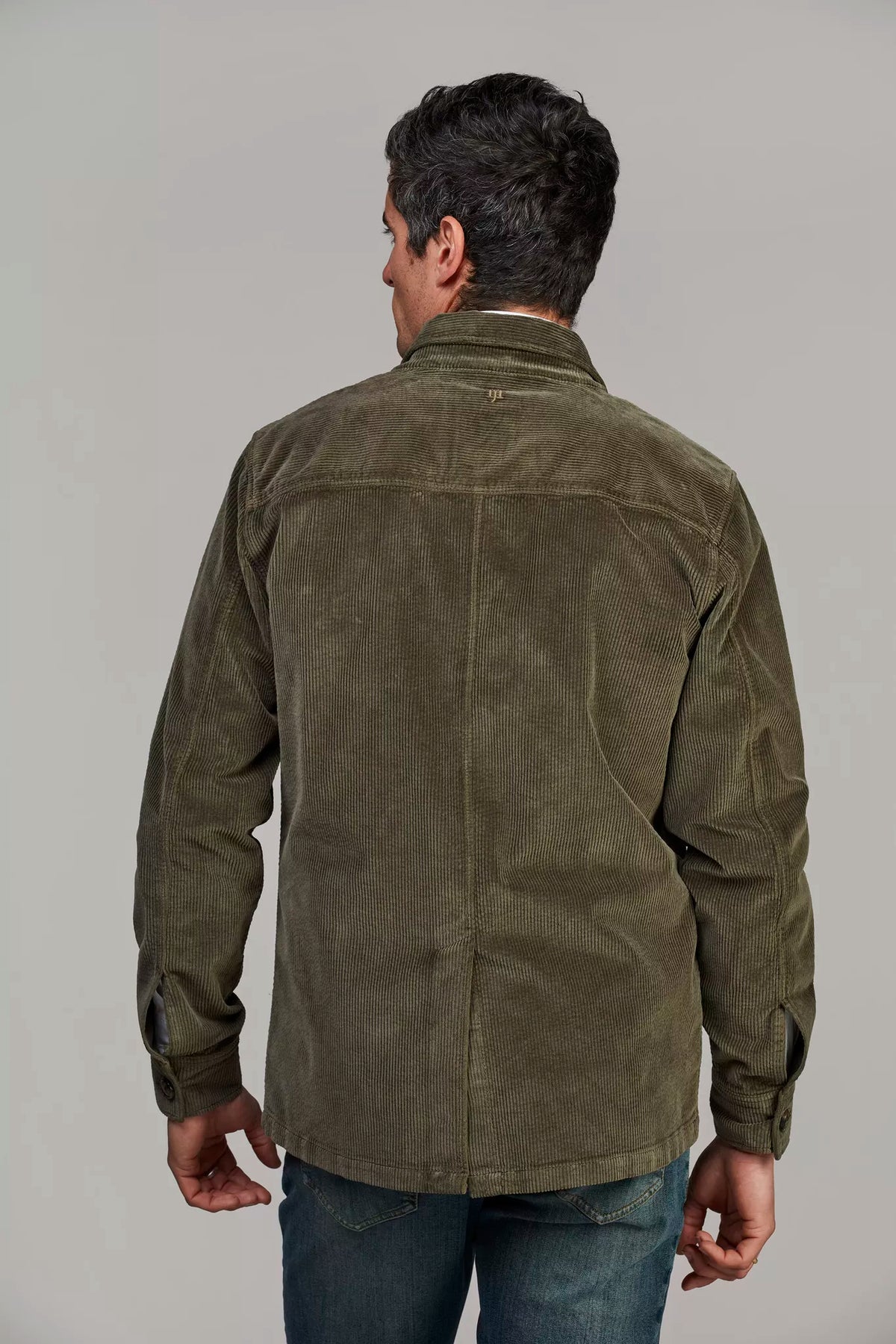 8W CORDUROY OVERSHIRT - DARK GREEN 57