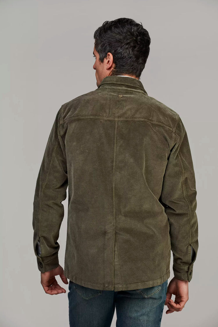 8W CORDUROY OVERSHIRT - DARK GREEN 57