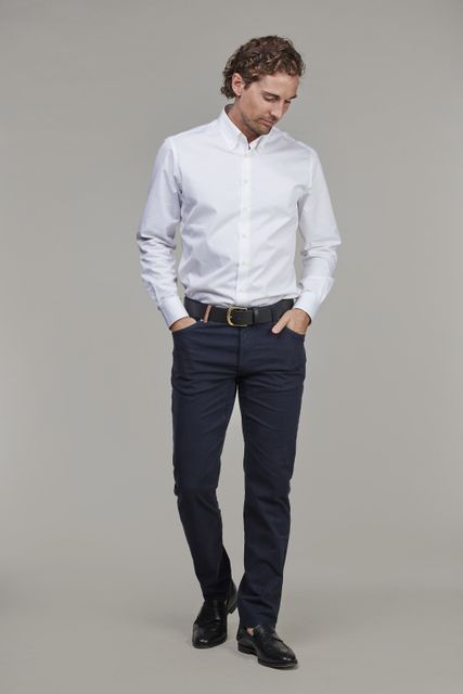 5-PKT CUT'N SEW AERODYN STRETCH - NAVY 49 – framsida