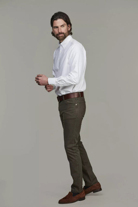 5-pkt silk touch Okado - Dark Green