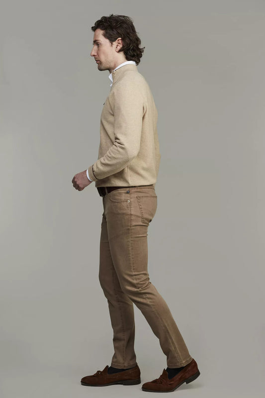 5-pkt silk touch Okado - Light Brown
