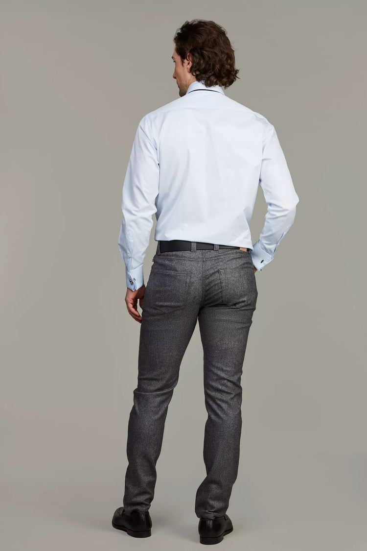 5-PKT MERANO CASHMERE BLEND - GREY 06