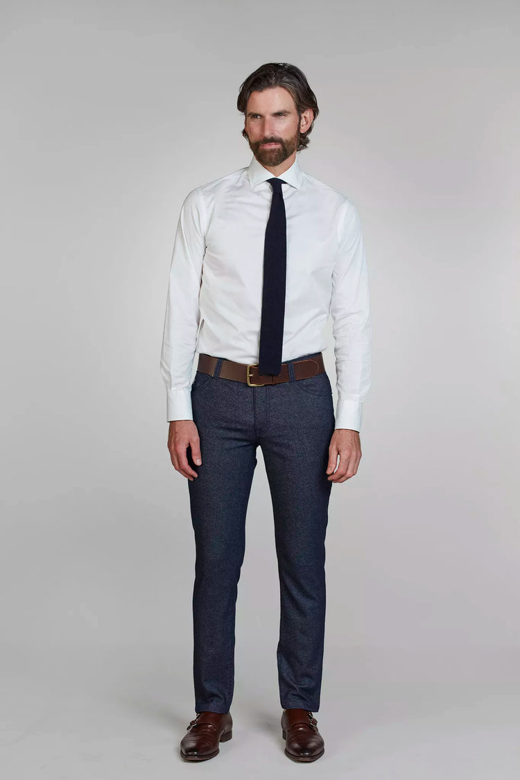 5-PKT MERANO CASHMERE BLEND - DARK BLUE 47