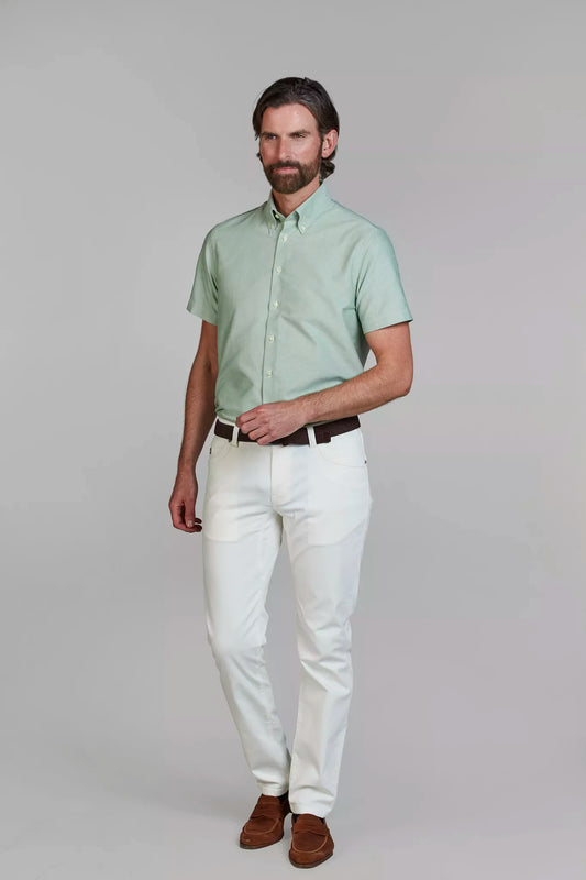 5-PKT CUT'N SEW PAN OXFORD - IRISH WHITE 12
