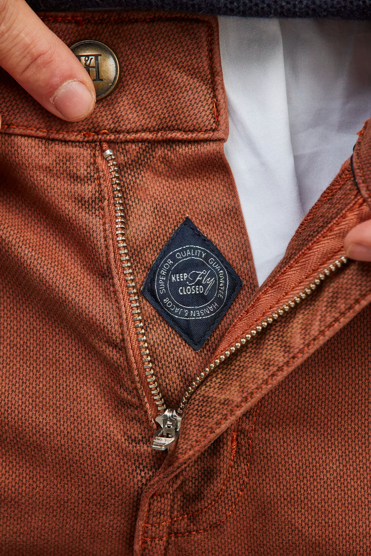 5-PKT CUT'N SEW BORMIO PRINT - DARK ORANGE