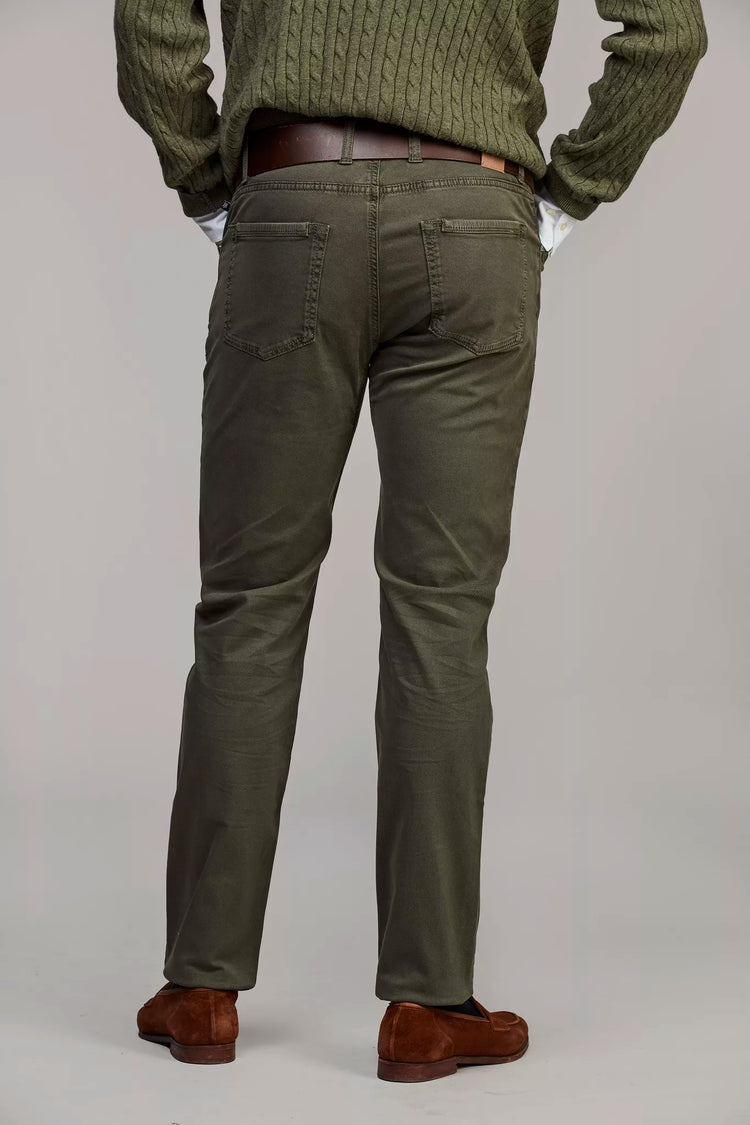 5-PKT CUT'N SEW BORMIO PRINT - OLIVE GREEN