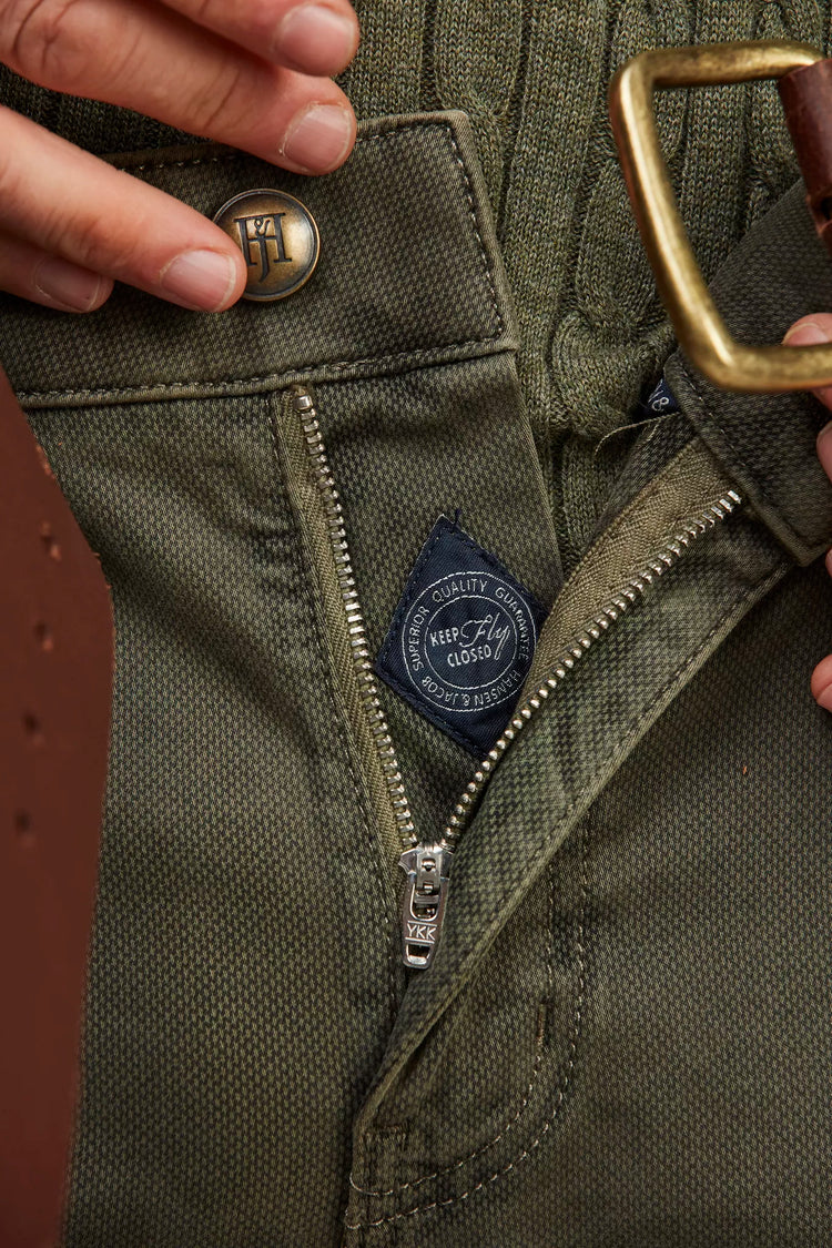 5-PKT CUT'N SEW BORMIO PRINT - OLIVE GREEN