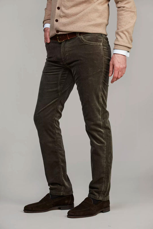5-PKT CUT'N SEW ENSO CORD - DARK GREEN 57