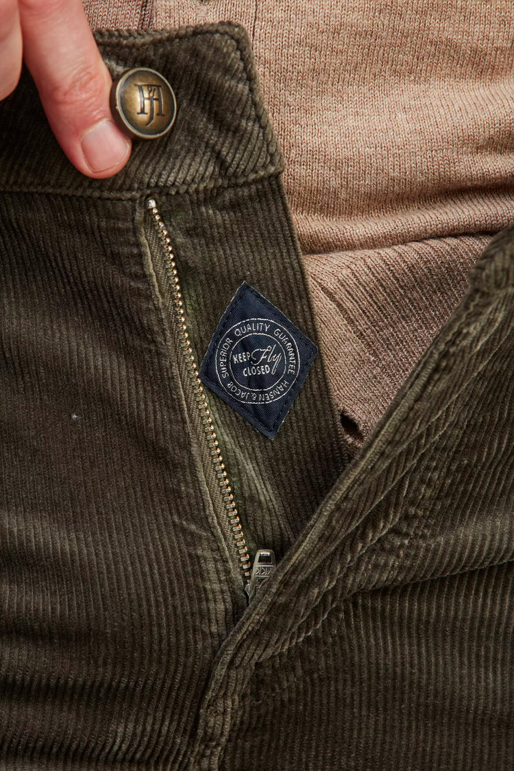 5-PKT CUT'N SEW ENSO CORD - DARK GREEN